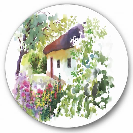 Designart - Rural Village On A Green Summer Day